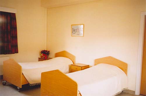 One of the Rest Home's double rooms